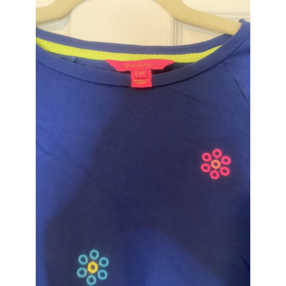 Lilly Pulitzer Landyn Sweatshirt Size XS Ditsy Daisy - Picture 3 of 8